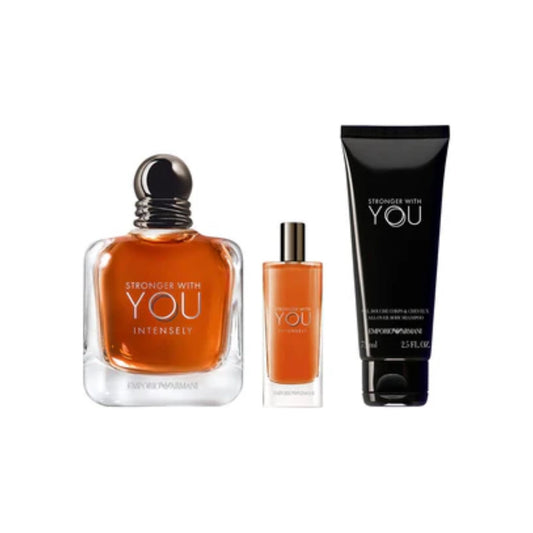 Emporio Armani Stronger with You Intensily Edp 100ml+Edp15+Gel75