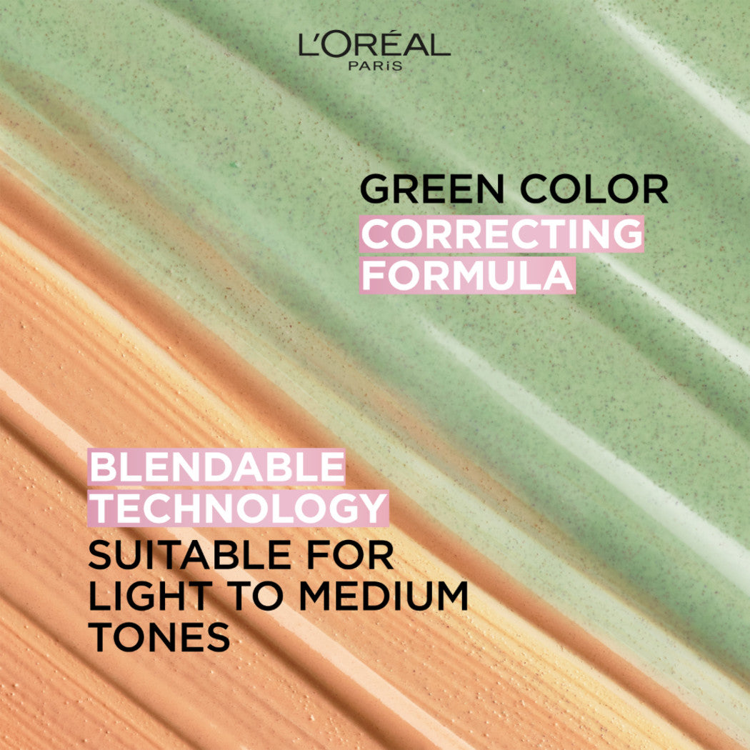 Loreal BaseMaquillaje CC Magic´s Antiredness Green