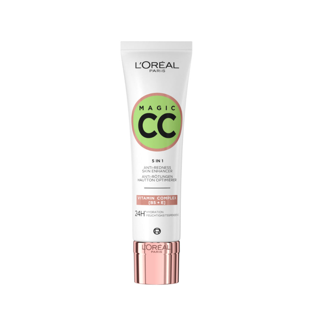 Loreal BaseMaquillaje CC Magic´s Antiredness Green